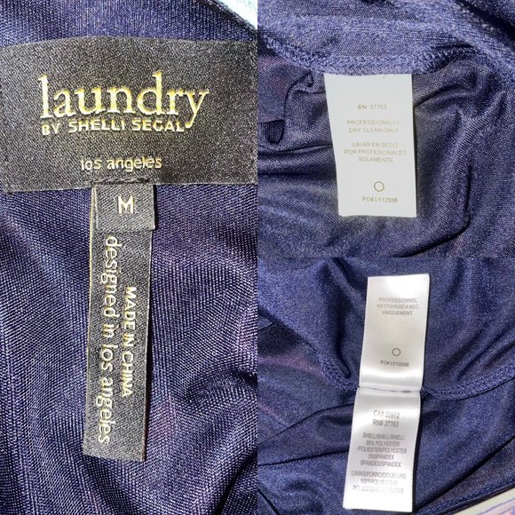 Vintage Yet New Laundry by Shelli Segal Silky Stretch Jersey Shift Dress - Picture 13 of 14